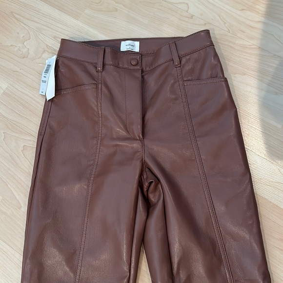 BNWT Wilfred REBEL PANTS size 0 in Mocha sorbet - Picture 1 of 4